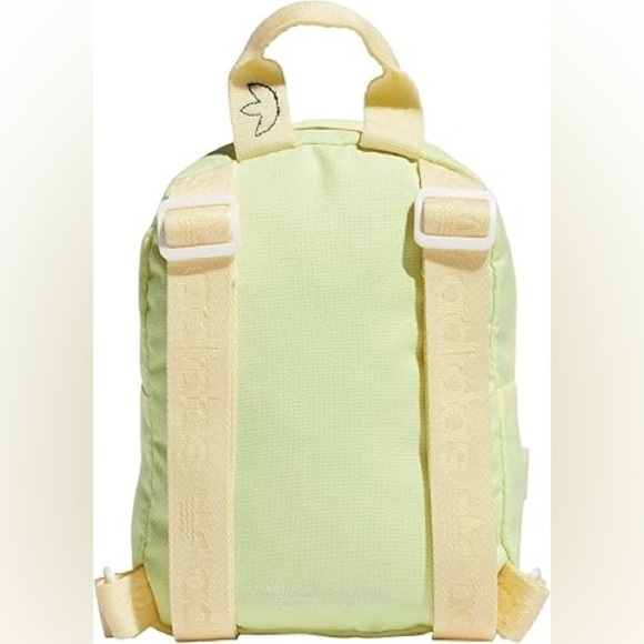 NWOT Adidas Original Trefoil 2.0 Mini Small Travel Backpack RARE Almost Yellow - Picture 3 of 10